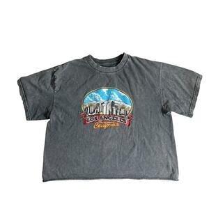 Brandy Melville John Galt Aleena Los Angeles T-Shirt Womens One Size